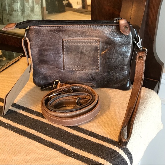NWT Bed Stu Leather Viana Crossbody Belt Bag Wristlet Tonic Breeze MSRP $180 - Picture 2 of 16